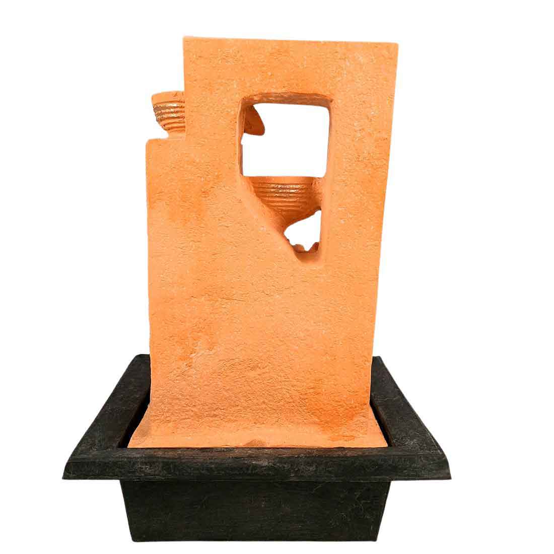 Table Top Water Fountain 5 Step with LED Lights | Decoration Showpiece - For Vastu, Home Décor & Gifts - 15 Inch - Apkamart #Style_Design 2