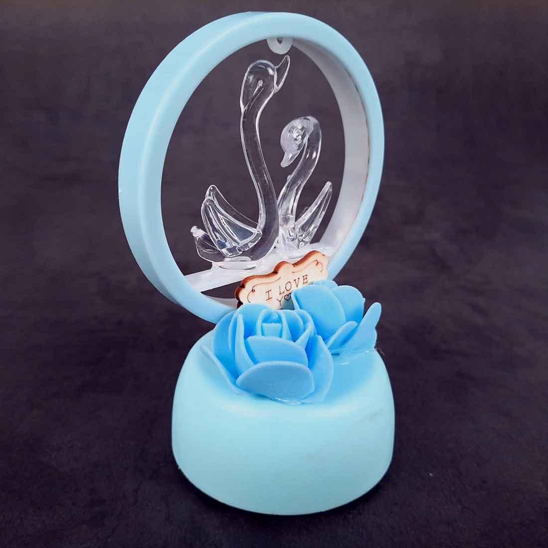 Swan Design Showpiece - For Girlfriend / Boyfriend / Husband / Wife - 6 Inch - ApkaMart