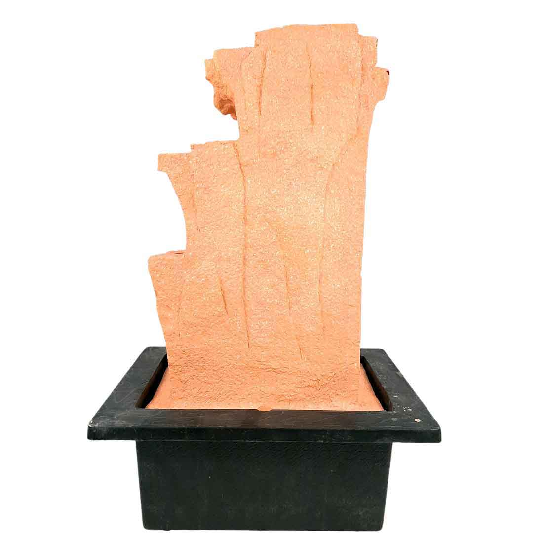 Table Top Water Fountain | Indoor Fountains with LED Lights Waterfall  - For Vastu, Table, Office, Living Room, Home Decor & Gifts | Wedding & House Warming Gift - 16 Inch - Apkamart #Style_Design 2