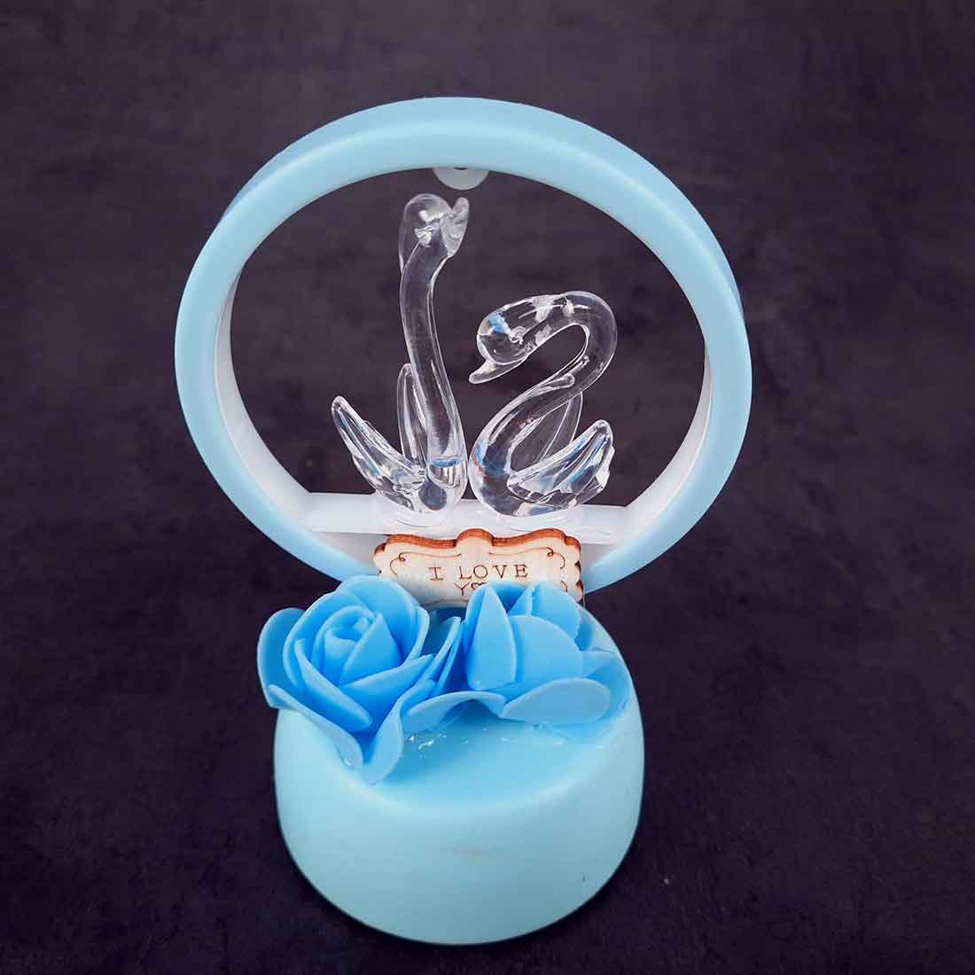 Swan Design Showpiece - For Girlfriend / Boyfriend / Husband / Wife - 6 Inch - ApkaMart
