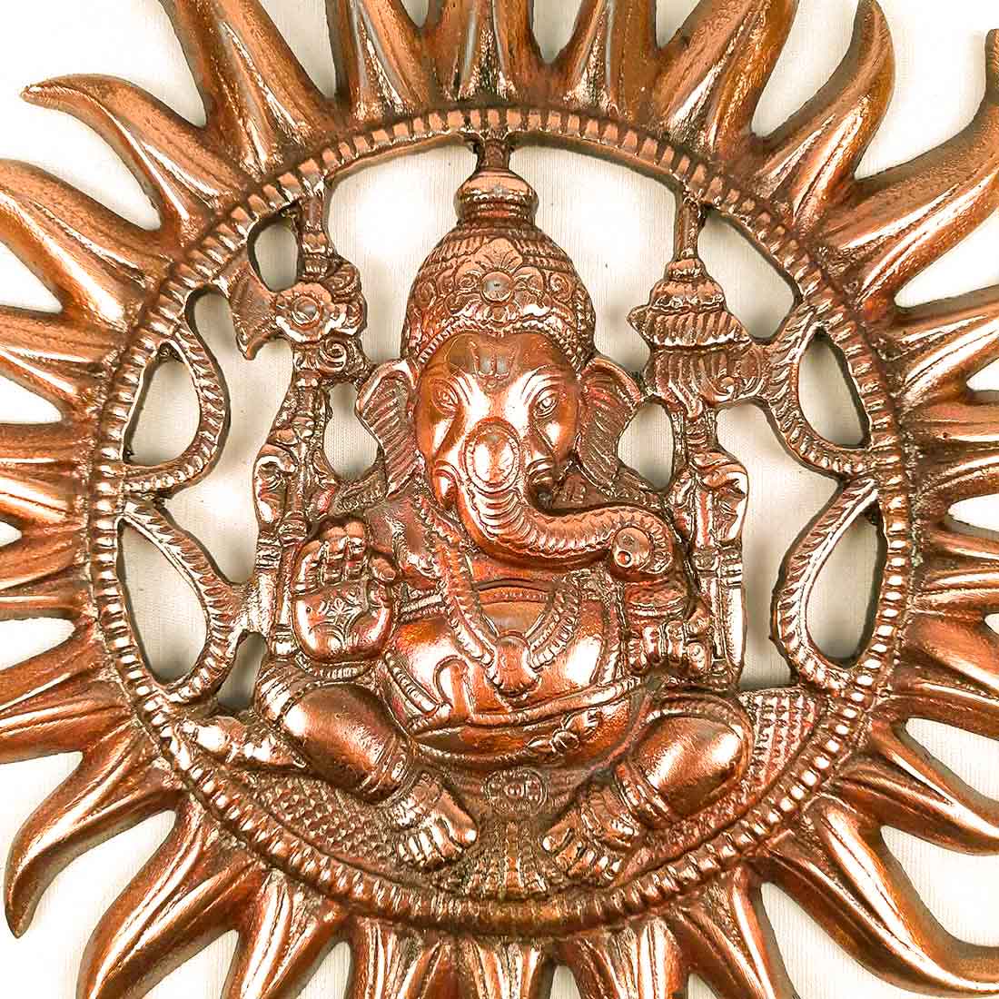 Ganesh Wall Hanging - For Home, Puja & Wall Decor - 11 Inch