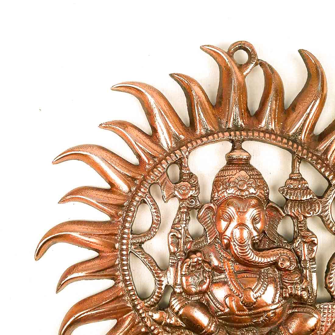 Ganesh Wall Hanging - For Home, Puja & Wall Decor - 11 Inch