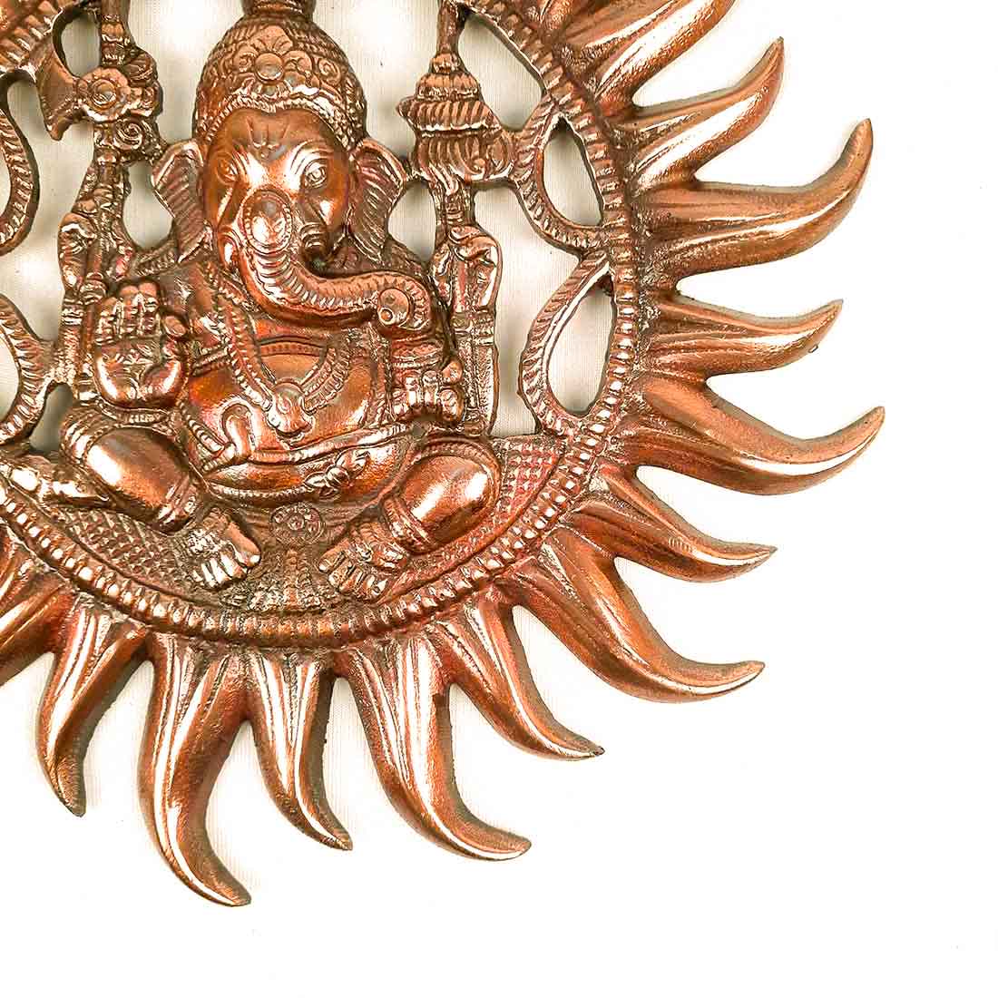 Ganesh Wall Hanging - For Home, Puja & Wall Decor - 11 Inch