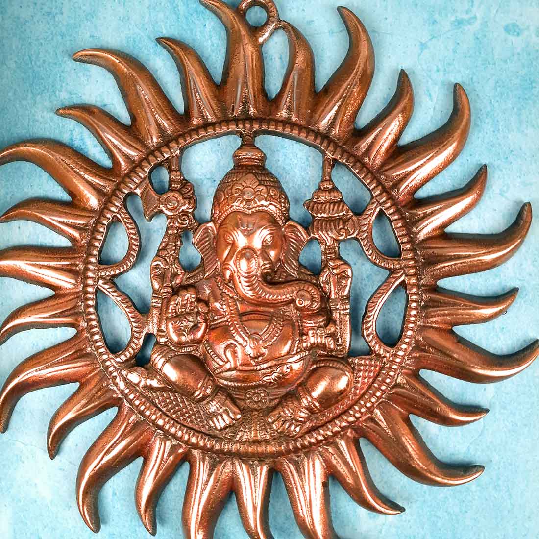 Ganesh Wall Hanging - For Home, Puja & Wall Decor - 11 Inch