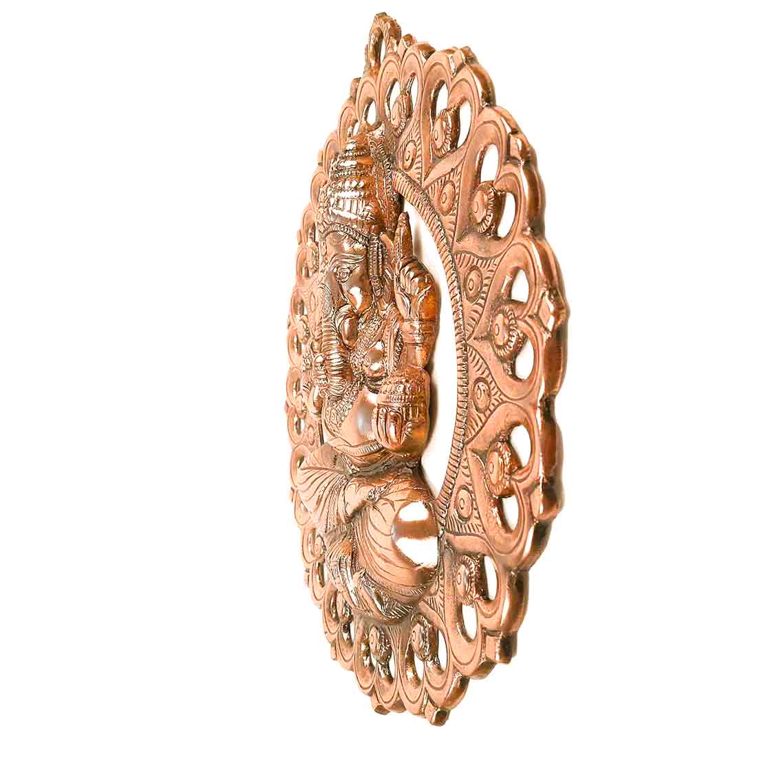 Sitting Ganesh Wall Hanging | Ganesh Wall Decor - For Home & Entrance Decor - 15 inch - Apkamart