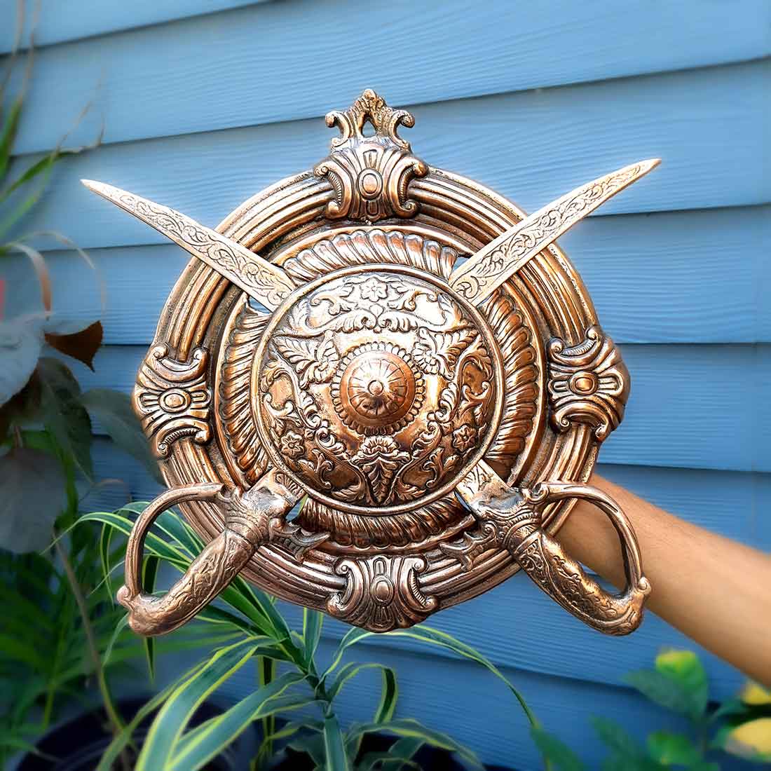 Royal Dhal Talwar Set 13 Inch - Apkamart #style_pack of 1