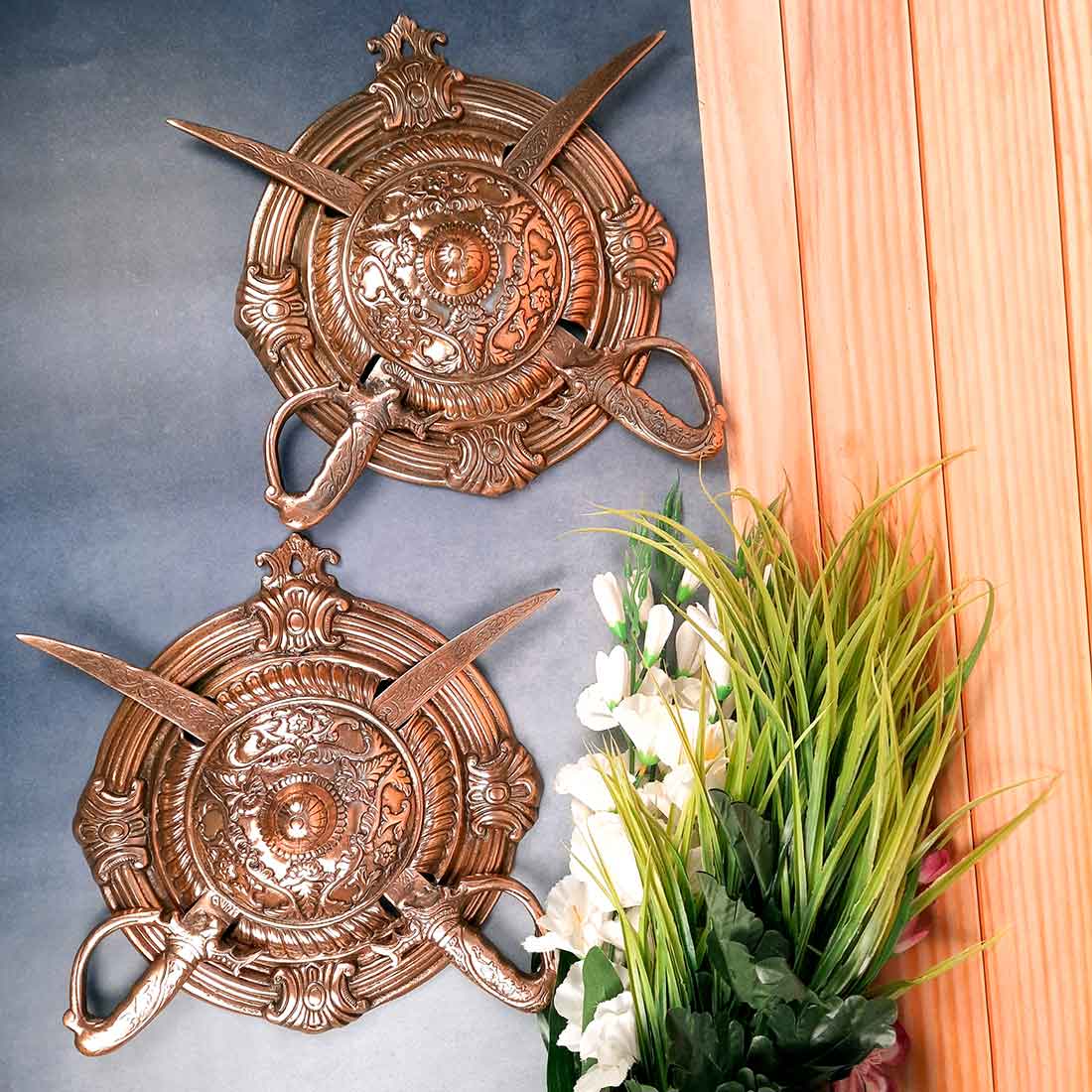 Royal Dhal Talwar Set 13 Inch - Apkamart #style_pack of 2