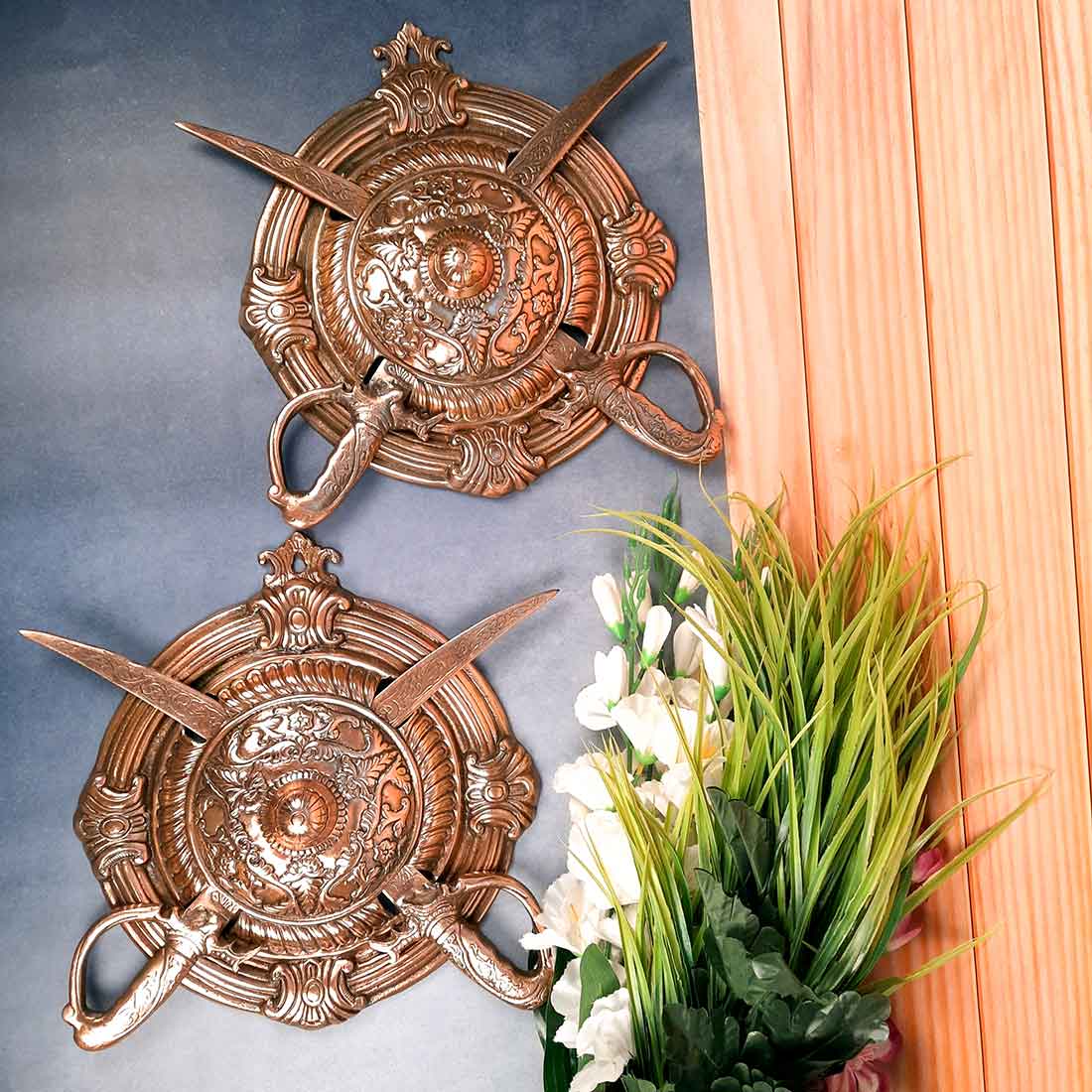 Royal Dhal Talwar Set 13 Inch - Apkamart #style_pack of 2