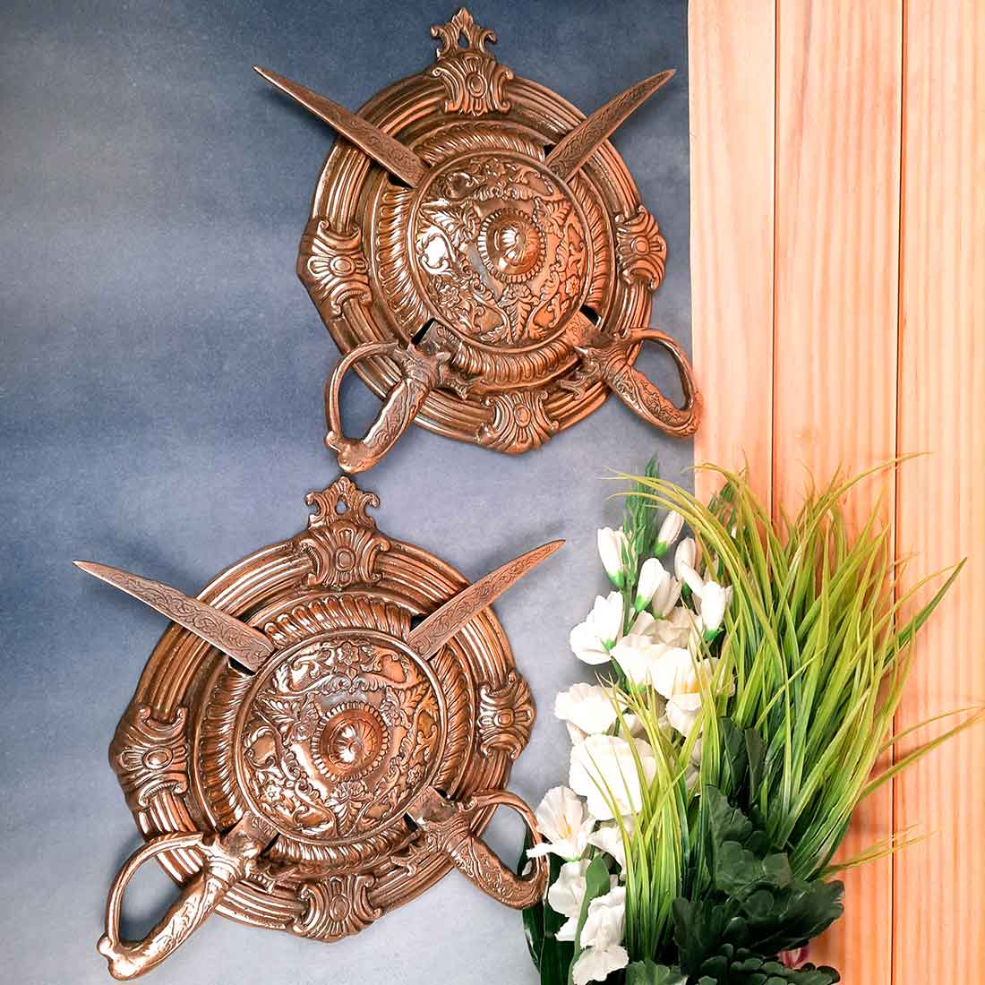 Royal Dhal Talwar Set 13 Inch - Apkamart #style_pack of 2