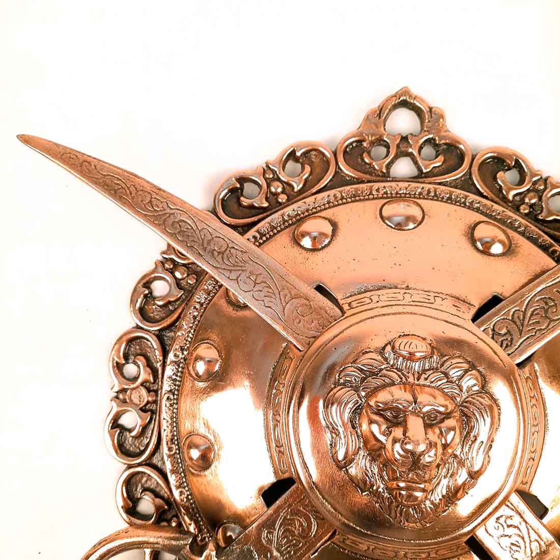 Lion Head Dhal Talwar Set 13 Inch - Apkamart #style_Pack of 1