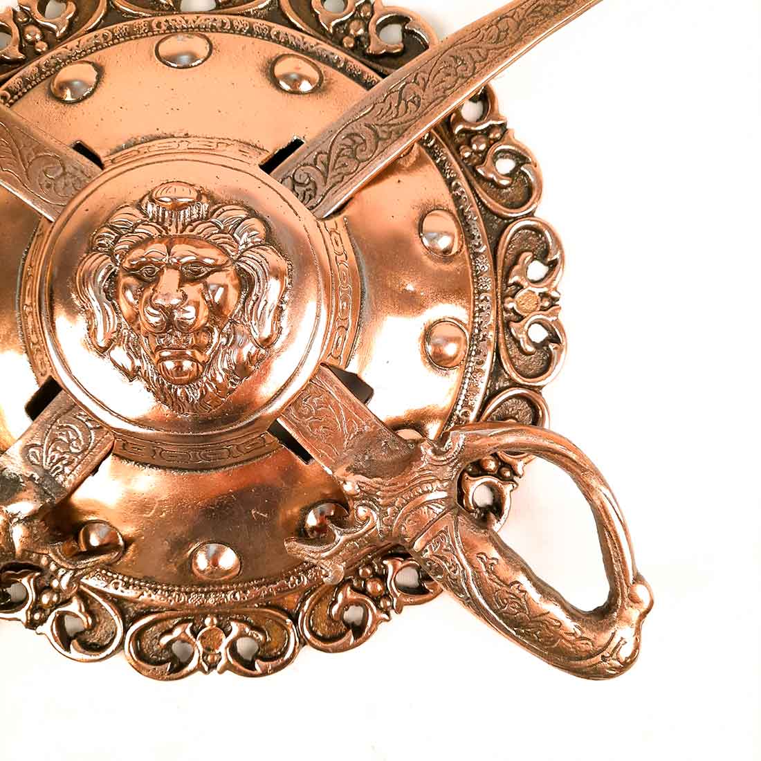 Lion Head Dhal Talwar Set 13 Inch - Apkamart #style_Pack of 1