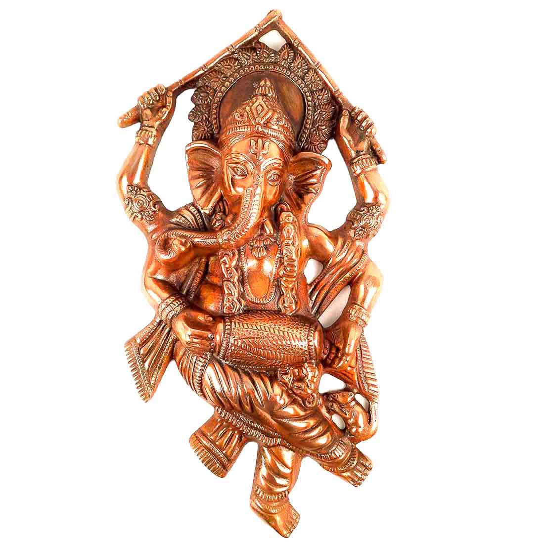 Lord Ganesh in Dancing Pose- Wall Hanging 20 Inch - ApkaMart
