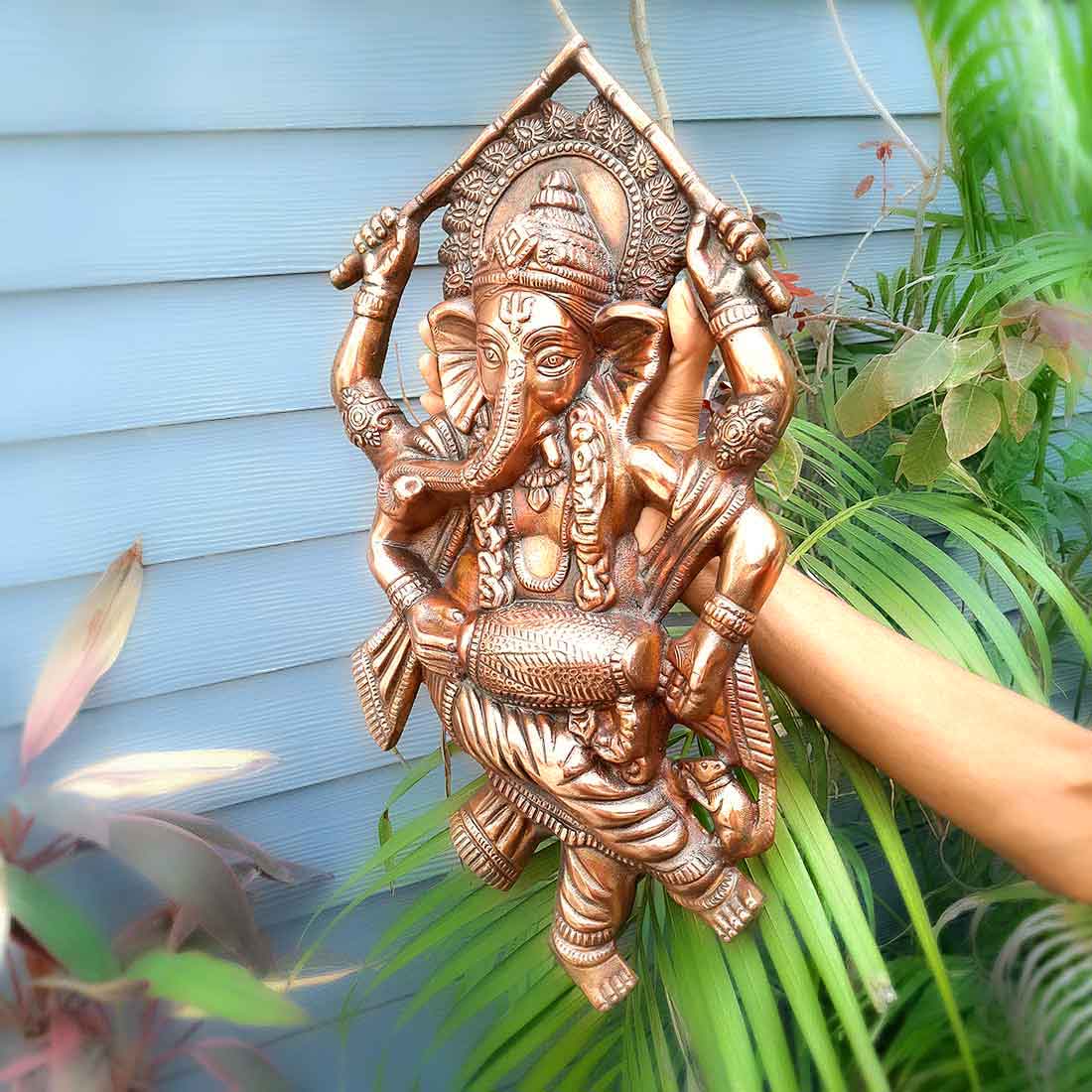 Lord Ganesh in Dancing Pose- Wall Hanging 20 Inch - ApkaMart