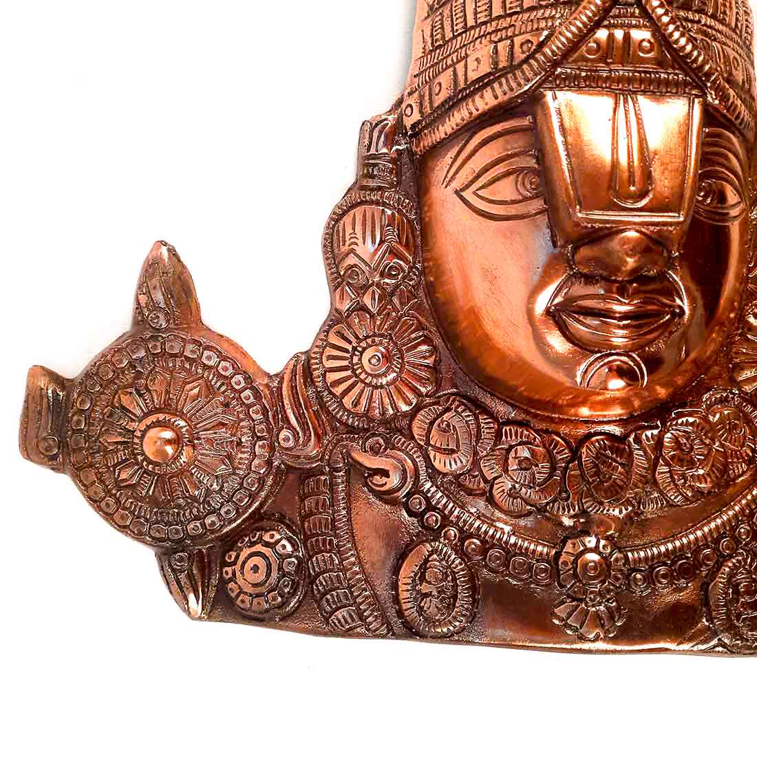 Tirupati Balaji | Venkateswara Swami Wall Showpiece - 17 Inch - ApkaMart