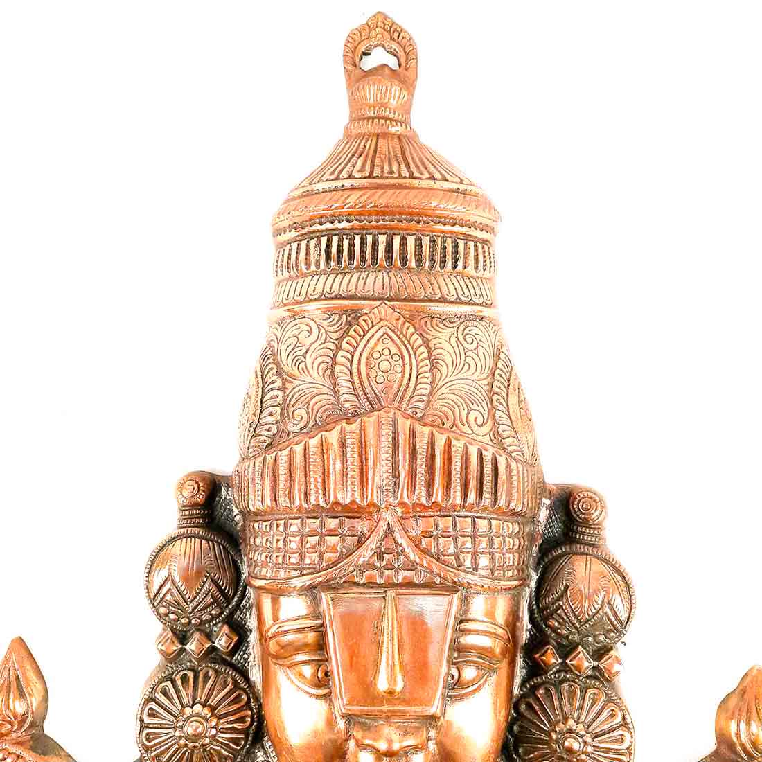 Tirupati Balaji Wall Hanging Idol | Swami Venkateswara Wall Statue | Balaji Face Wall Hanging Murti - for Home, Living Room, Office, Puja & Gift - 25 Inch