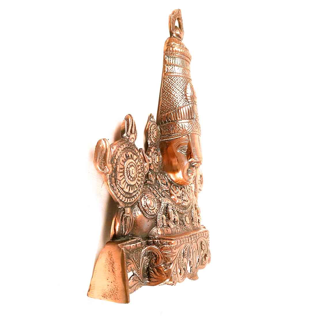Lord Balaji Wall Hanging Idol | Shri Venkateswara Swami Wall Statue | Tirupati Balaji Wall Hanging Murti - for Home, Living Room, Office, Puja & Gift - 15 Inch