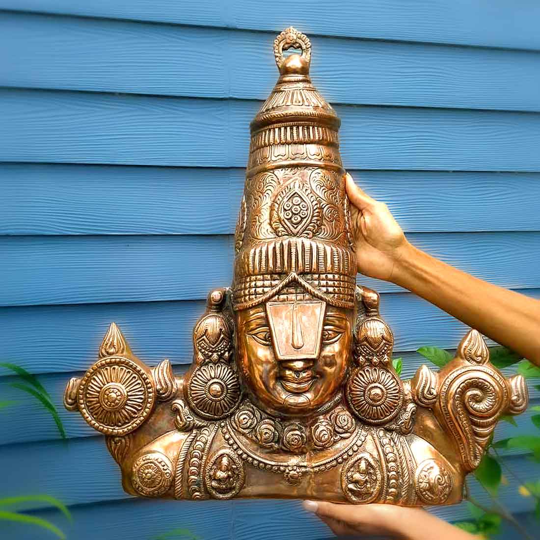 Tirupati Balaji Wall Hanging - For Pooja, Temple & Home Decor - 24 inch - ApkaMart