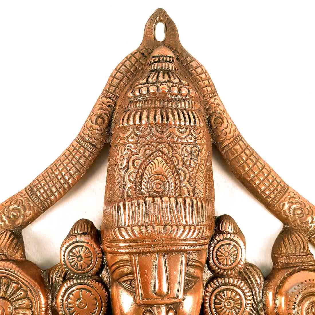 Lord Balaji Wall Hanging Idol | Shri Venkateswara Swami Wall Statue | Tirupati Balaji Wall Hanging Murti - for Home, Living Room, Office, Puja & Gift - 14 Inch