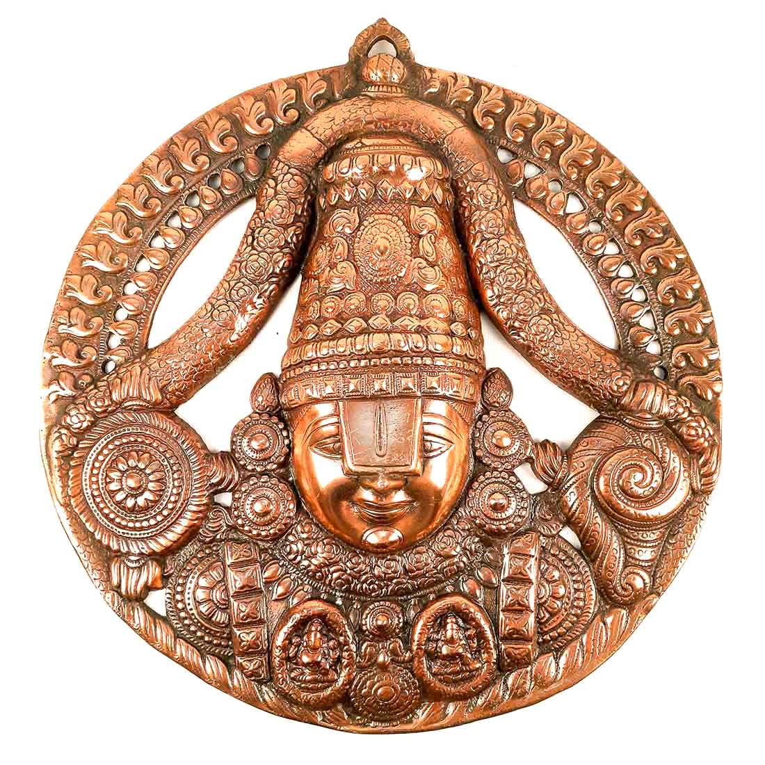 Tirupati Balaji Wall Hanging Idol | Swami Venkateswara Wall Statue |  Balaji Face Wall Hanging Murti - for Home, Living Room, Office, Puja & Gift - 18 Inch