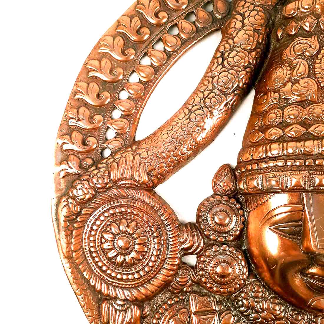 Tirupati Balaji Wall Hanging Idol | Swami Venkateswara Wall Statue | Balaji Face Wall Hanging Murti - for Home, Living Room, Office, Puja & Gift - 18 Inch