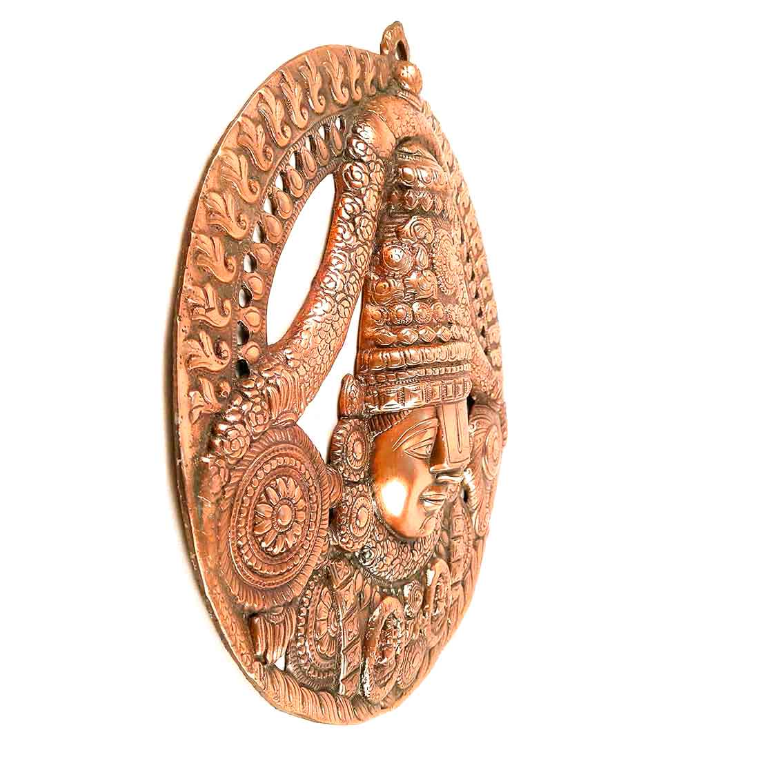 Tirupati Balaji Wall Hanging Idol | Swami Venkateswara Wall Statue | Balaji Face Wall Hanging Murti - for Home, Living Room, Office, Puja & Gift - 18 Inch