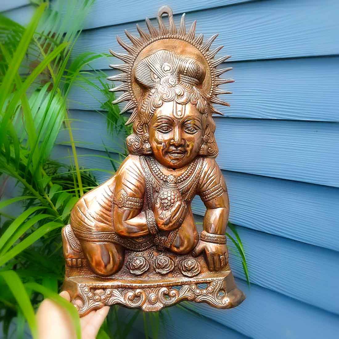 Janmashtami Decoration | Bal Krishna Wall Hanging - 18 Inch - ApkaMart