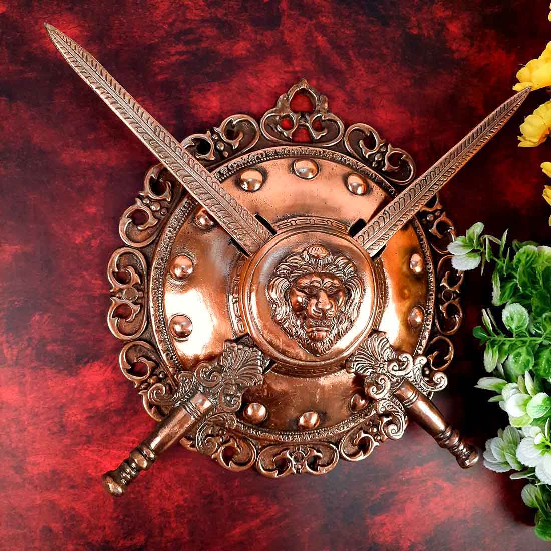 Lion Head Dhal Talwar Set 12 Inch - ApkaMart