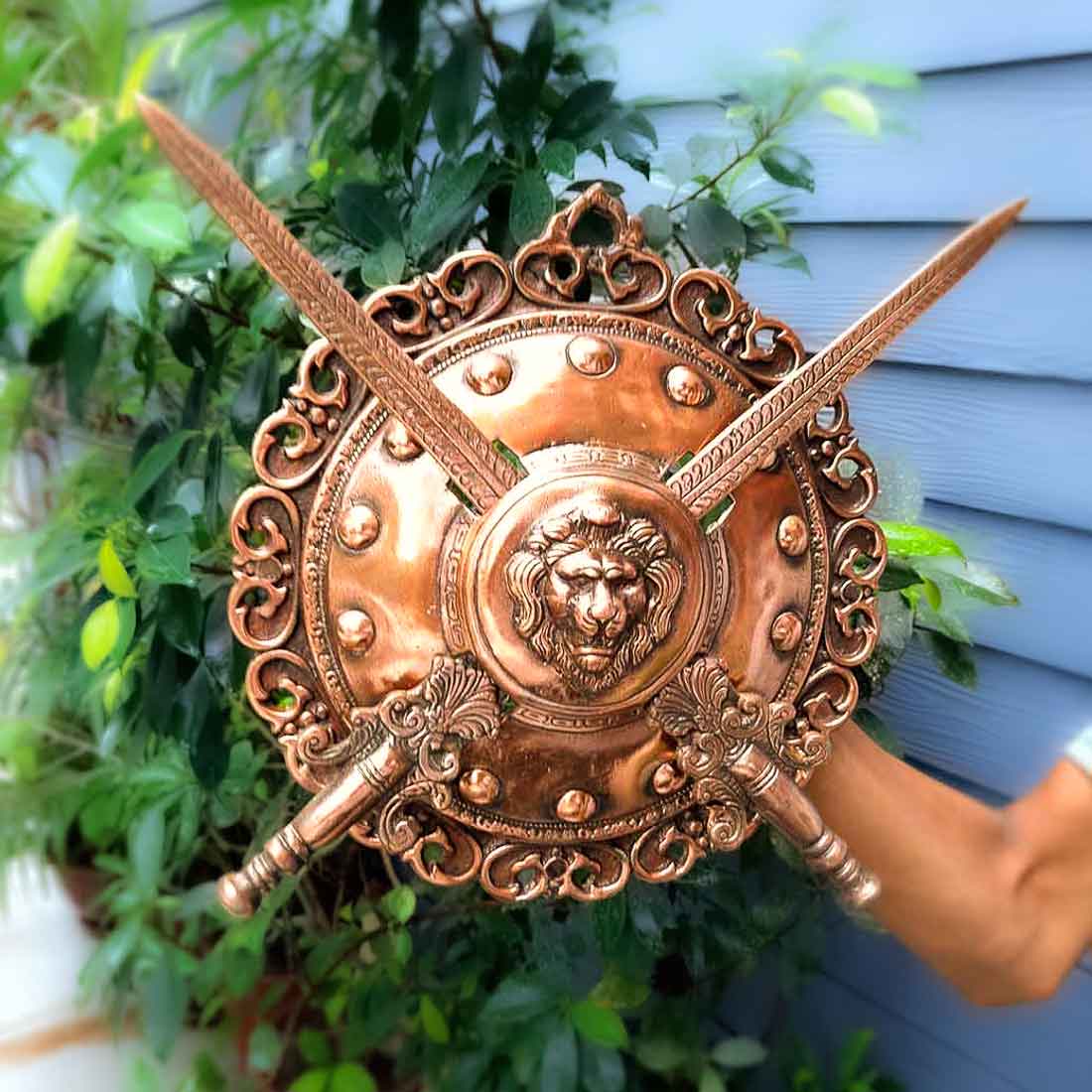 Lion Head Dhal Talwar Set 12 Inch - ApkaMart