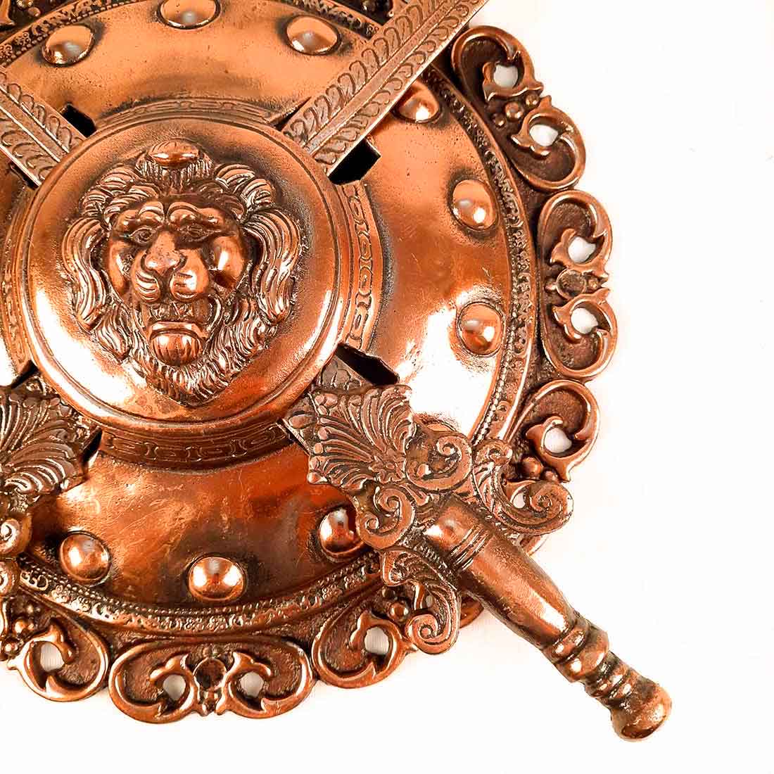 Lion Head Dhal Talwar Set 12 Inch - ApkaMart