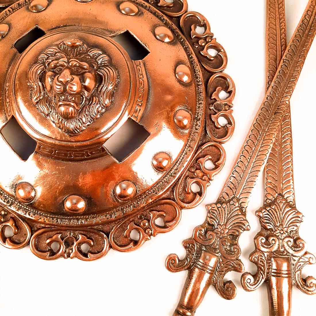 Lion Head Dhal Talwar Set 12 Inch - ApkaMart