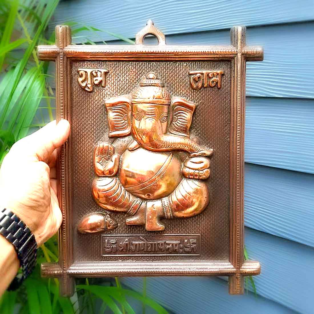 Ganesh Idol Home Entrance | Ganeshji Wall Hanging -12 Inch - ApkaMart