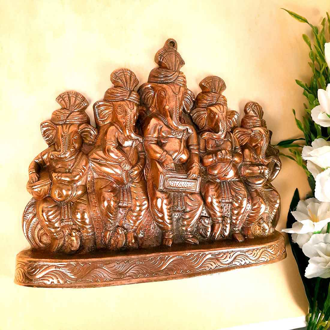 Ganesh Wall Art | Wall Decor for Living Room - 13 Inch - ApkaMart