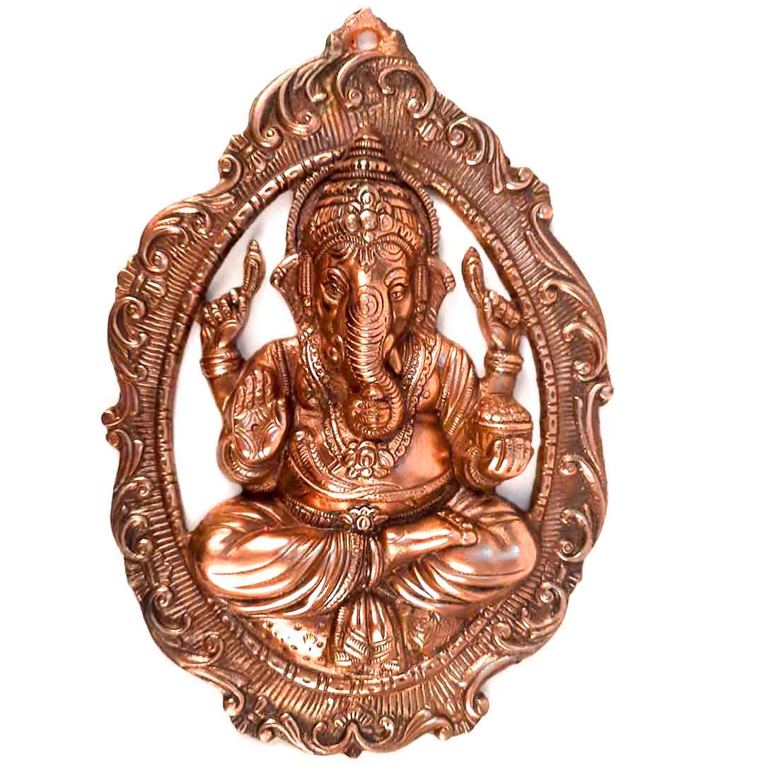 Ganesh Wall Art For Pooja, Temple & Home Decor - 16 Inch - ApkaMart