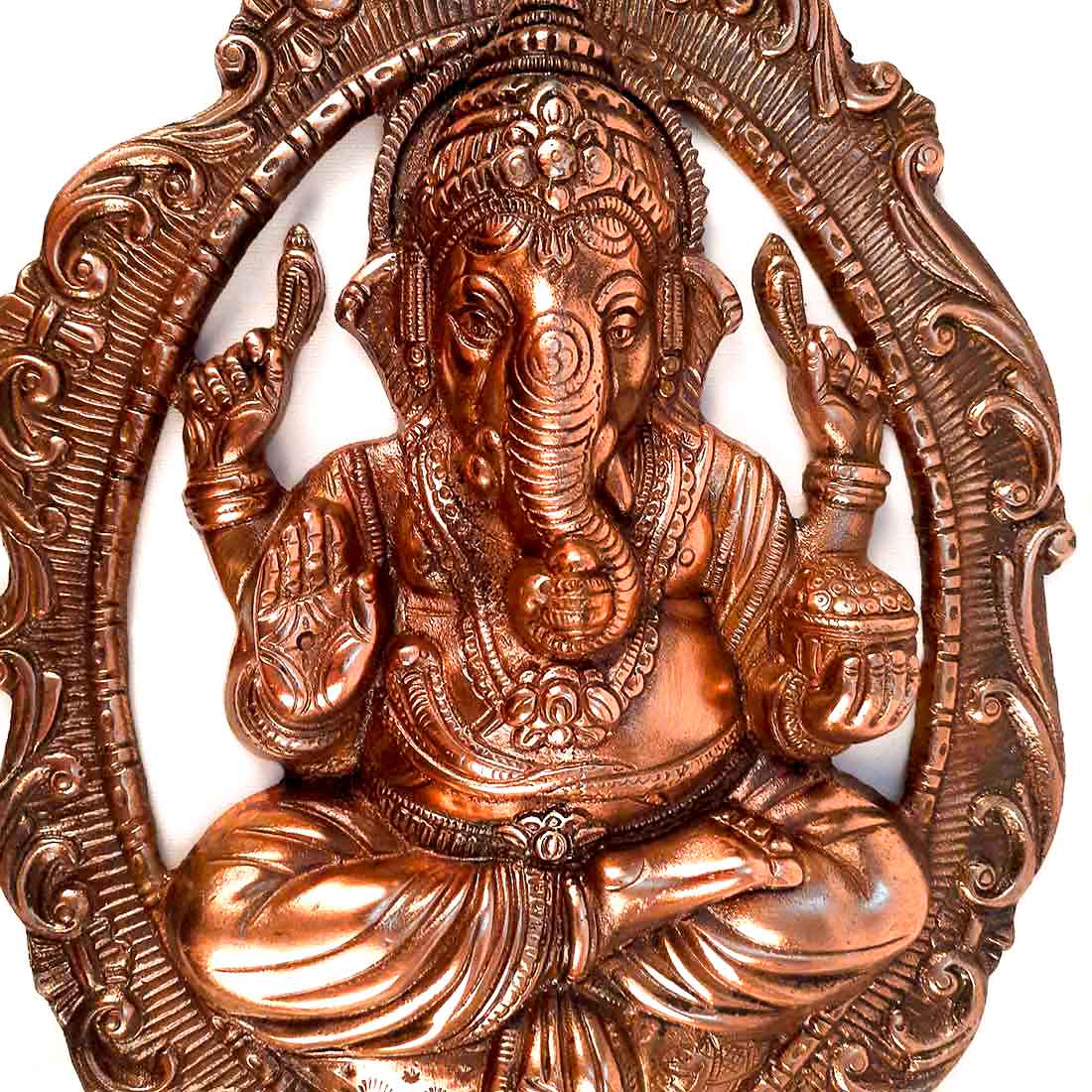 Ganesh Wall Art For Pooja, Temple & Home Decor - 16 Inch - ApkaMart