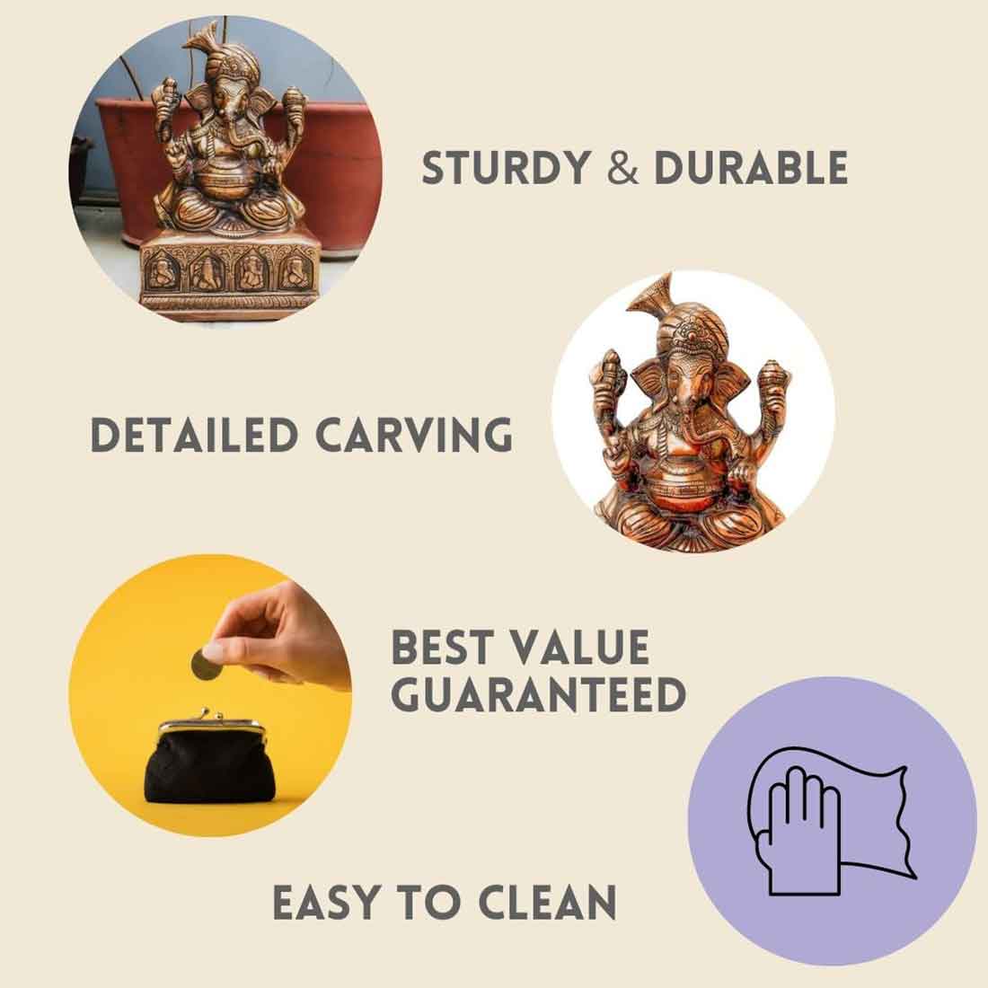 Ganapathi Statue | Ganesh Statue for Home - 18 Inch - ApkaMart