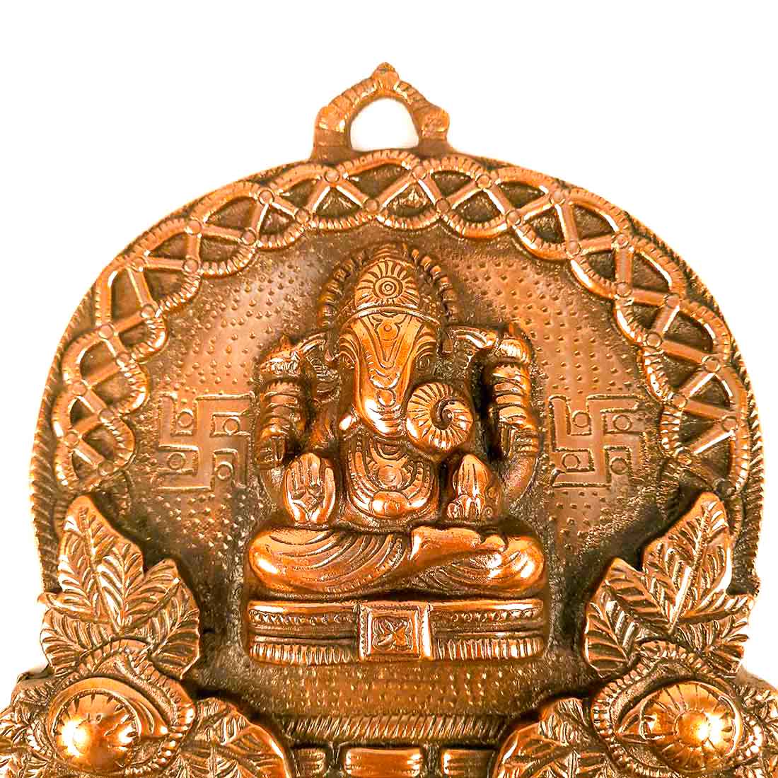 Lord Ganesh Wall Decor - Metal Wall Decor For Living room - 12 Inch - ApkaMart