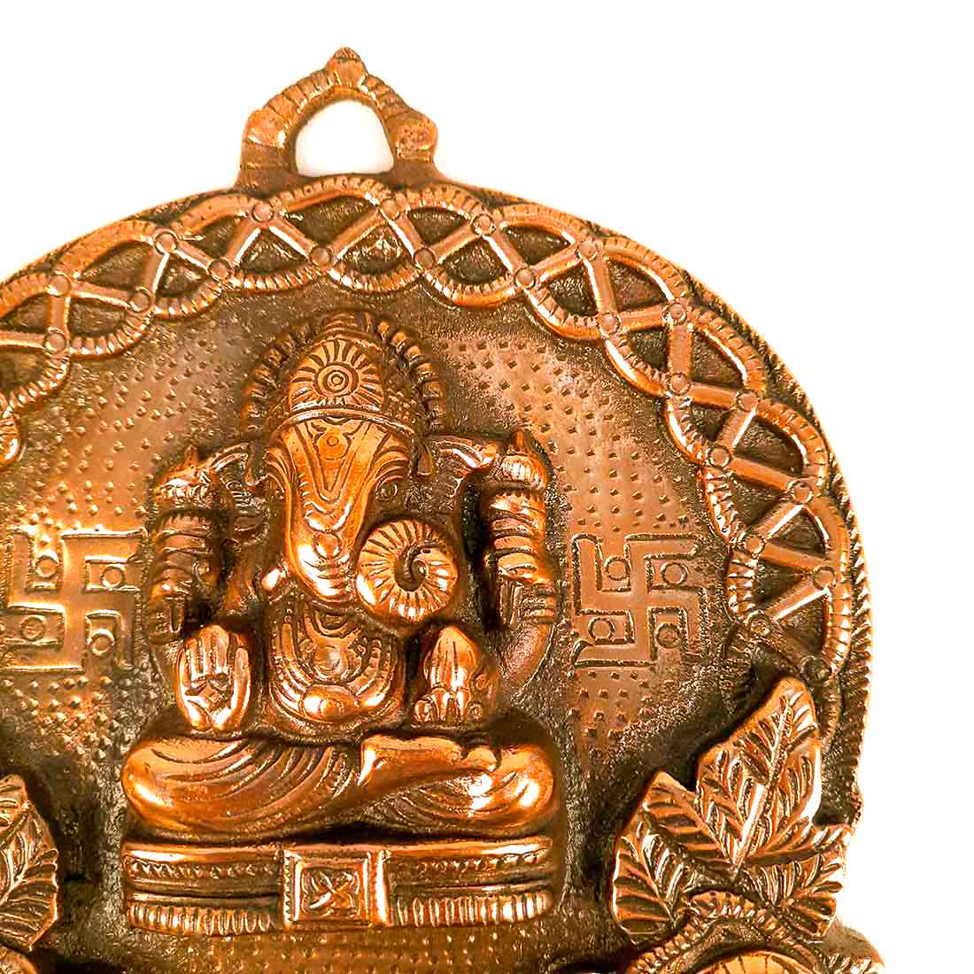 Lord Ganesh Wall Decor - Metal Wall Decor For Living room - 12 Inch - ApkaMart