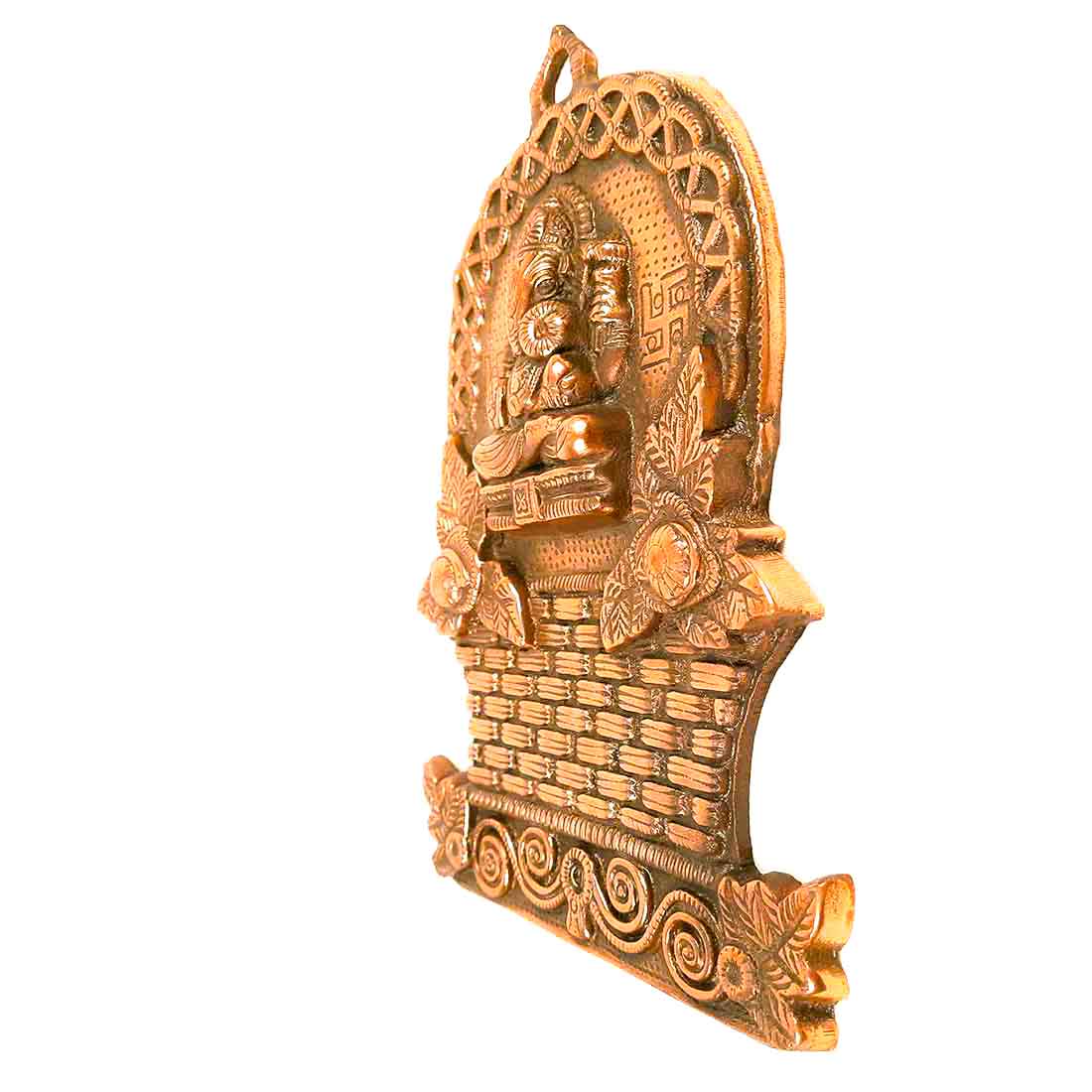 Lord Ganesh Wall Decor - Metal Wall Decor For Living room - 12 Inch - ApkaMart