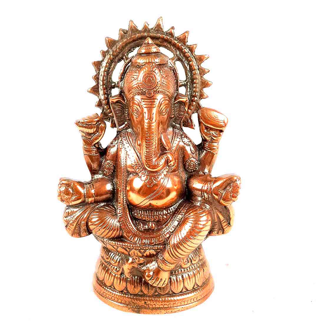 Ganpati Statue - Ganesh Murti - for Pooja & Home Decor - 11 Inch - ApkaMart