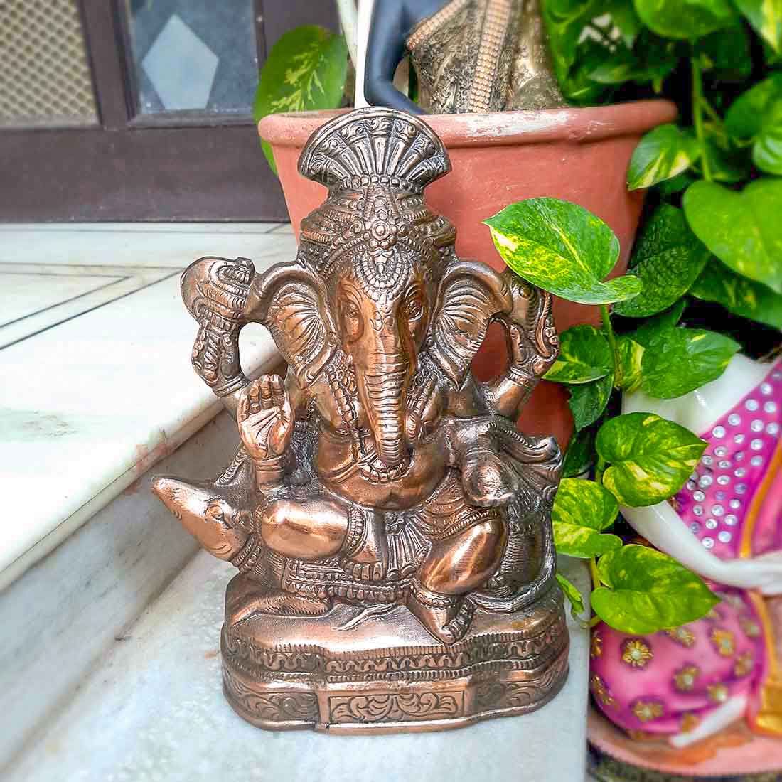 Lord Ganesh Statue 12 Inch - ApkaMart