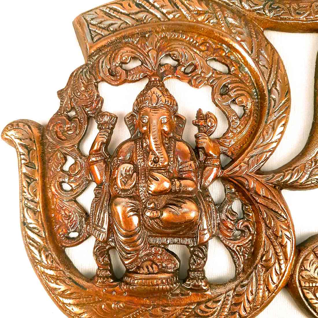 Om Ganesha Wall Hanging - For House Warming Gifts & Entryway Wall Decor - 8 Inch - ApkaMart