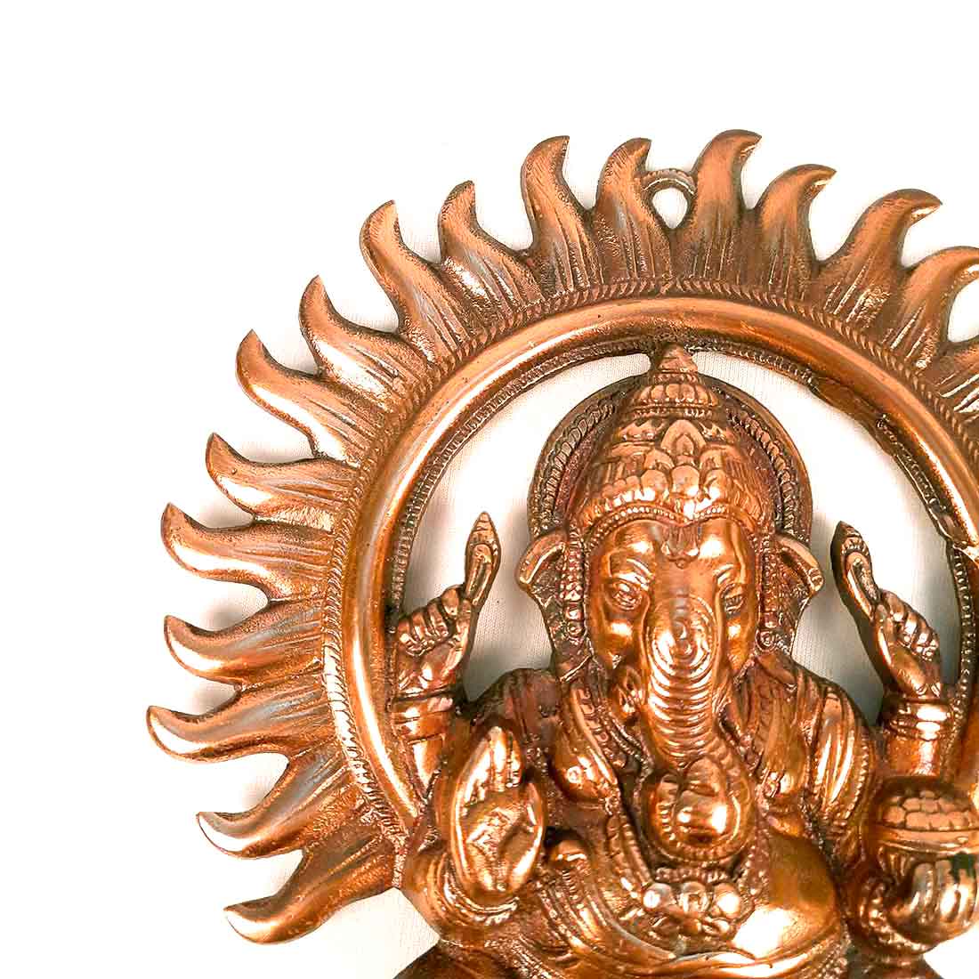 Ganesh Wall Hanging - Wall Decor for Pooja Room & Living Room - 11 inch - ApkaMart