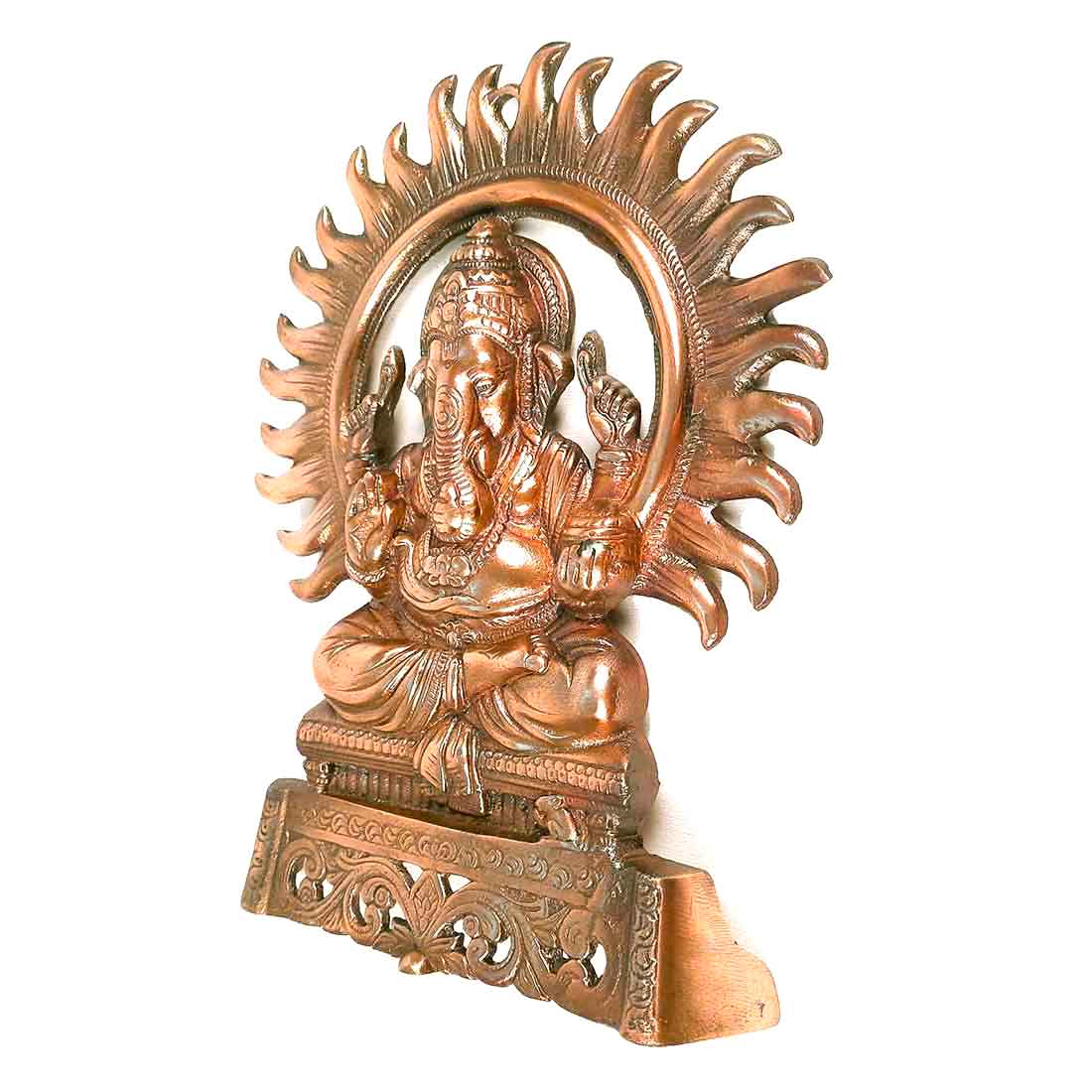 Ganesh Wall Hanging - Wall Decor for Pooja Room & Living Room - 11 inch - ApkaMart