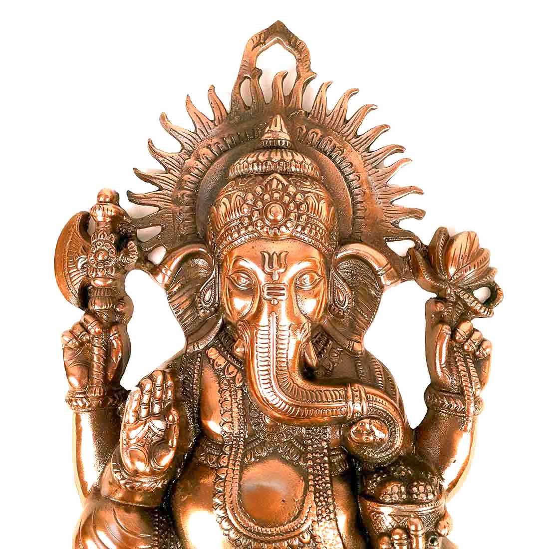 Ganesh Wall Art | Wall Decor for Pooja Room & Living Room - 20 Inch - ApkaMart