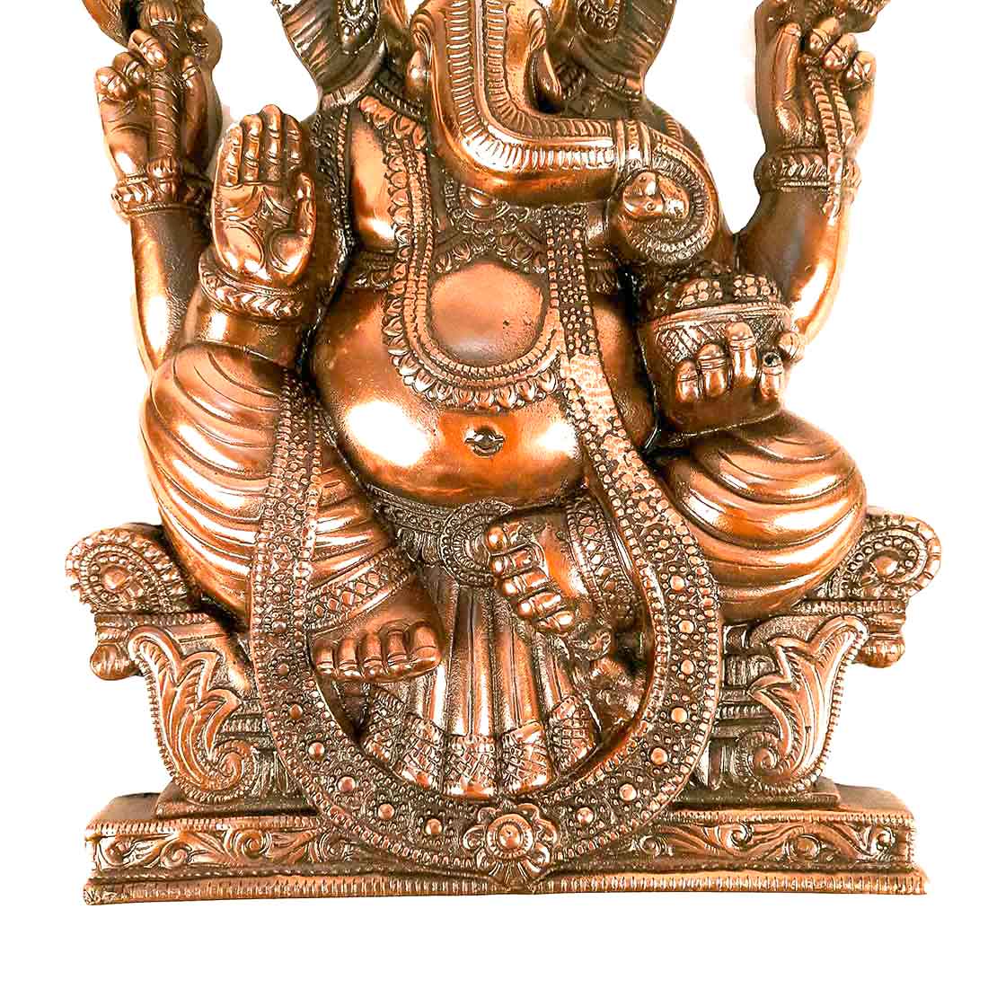 Ganesh Wall Art | Wall Decor for Pooja Room & Living Room - 20 Inch - ApkaMart