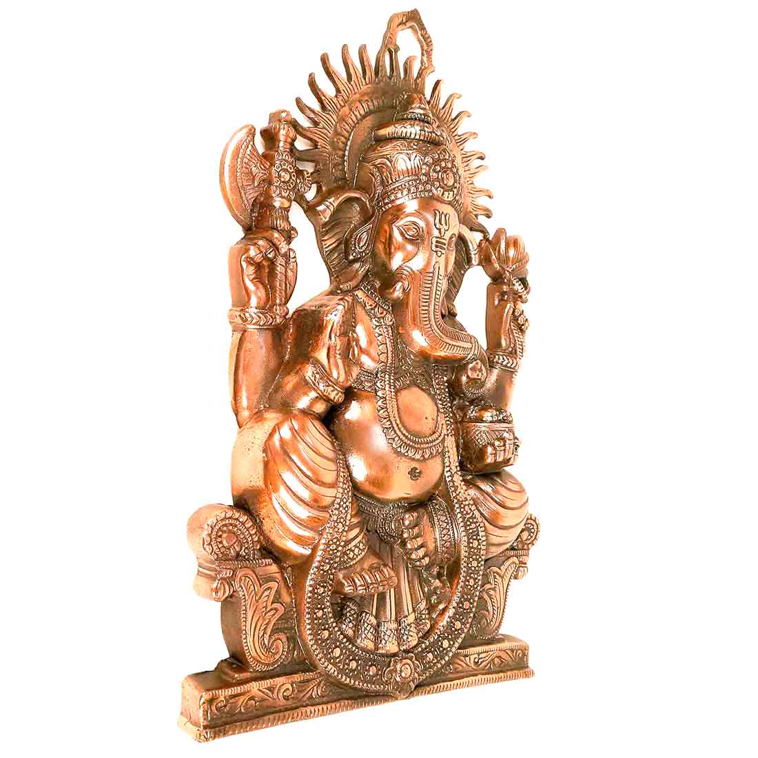 Ganesh Wall Art | Wall Decor for Pooja Room & Living Room - 20 Inch - ApkaMart