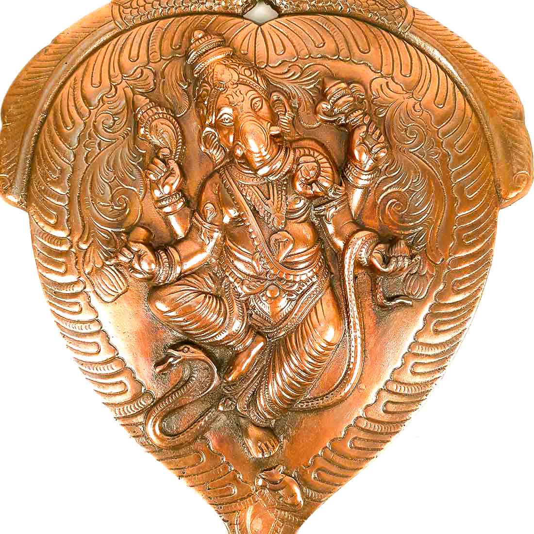 Ganesha Wall hanging | Wall Decor For Home & Entrance - Peacock Design -19 Inch - ApkaMart