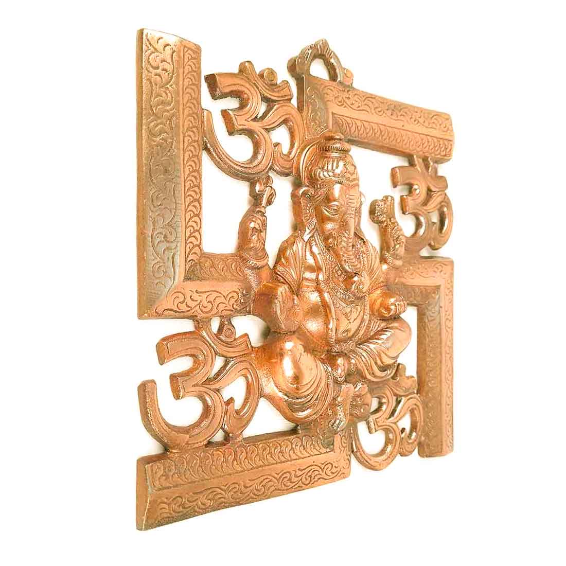 Ganesh Wall hanging - Swastik Wall Hanging for Entrance / Main Door - 10 Inch - ApkaMart