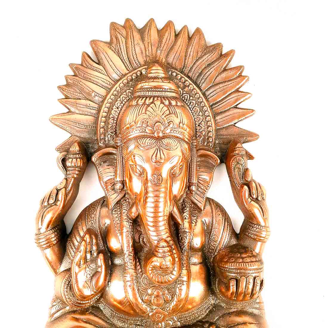 Ganesh Wall Hanging Idol Big | Lord Ganesha Statue Wall Art - For Puja, Home & Main Gate | Religious & Spiritual Decor for Living Room - 23 Inch