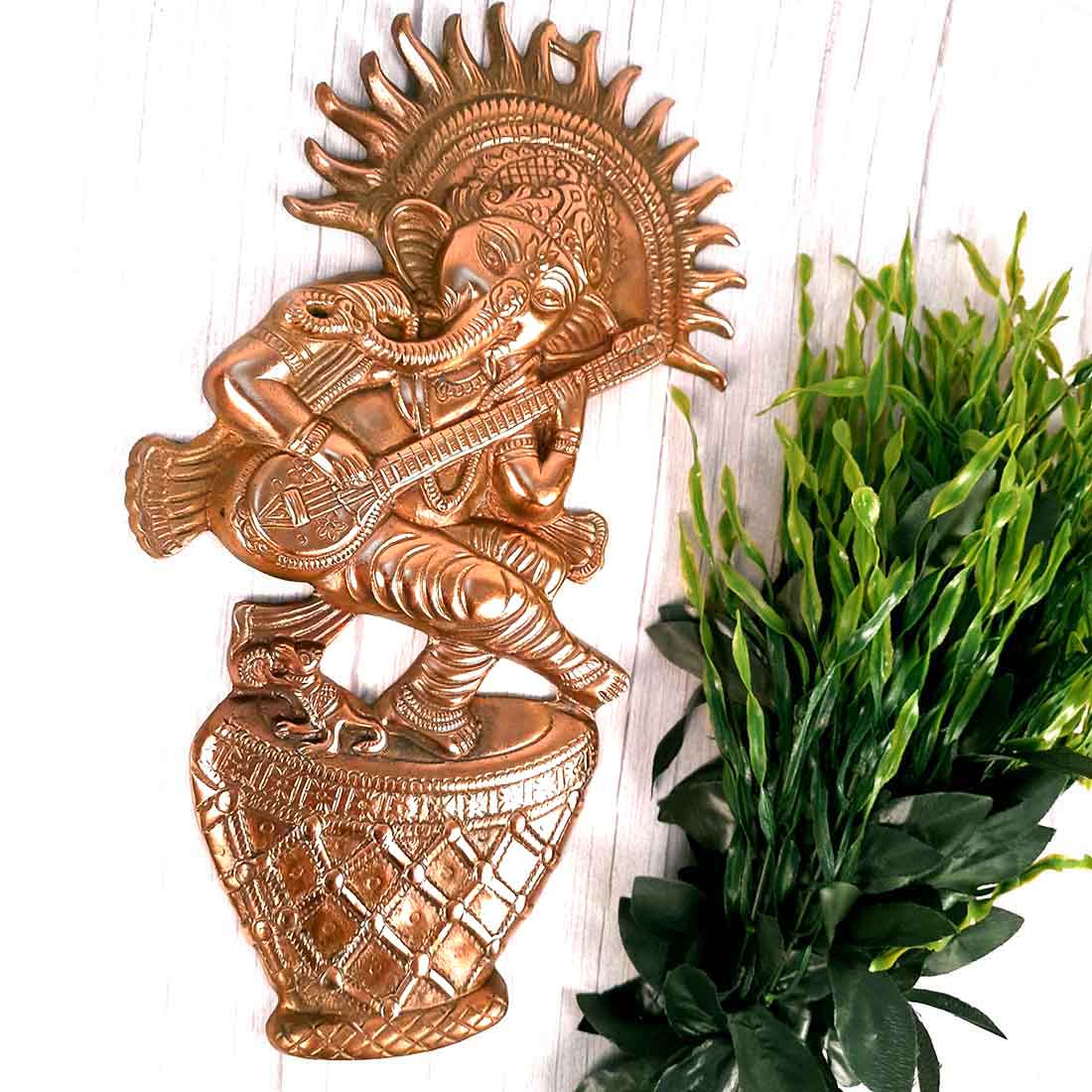 Ganesh Wall Hanging | Wall Decor for Living Room - 17 Inch - ApkaMart